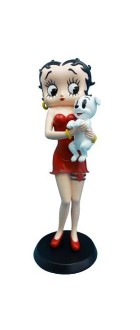 Betty Boop Holding Pudgy Figure